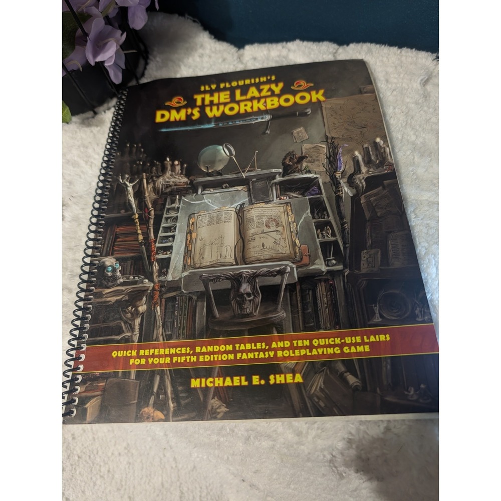 Sly Flourish The Lazy DM's Workbook Spiral-Bound Book Dungeons & Dragons 12+